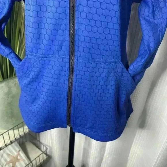 Windridge Cheryl Nash Womens M Royal Blue Full Zip Nylon Long Sleeve Jacket - Picture 3 of 10